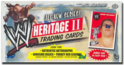 Topps WWE Heritage II Trading Cards Box