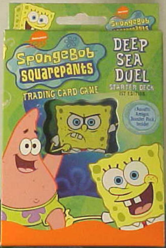 Spongebob Squarepants Trading Card Game Deep Sea Duel Starter Deck 1st Edition