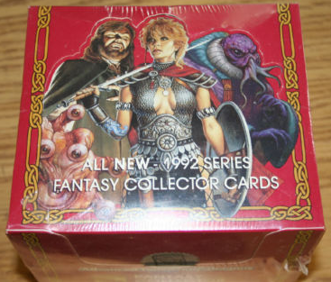 Advanced D&D 2nd Edition 1992 Series Fantasy Collector Card Red Box