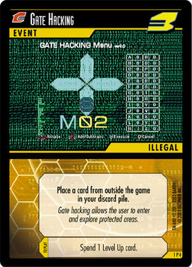 Dot Hack Gate Hacking 1P4 Foil Card