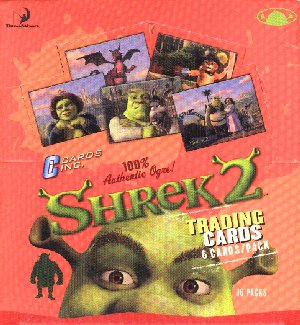 Shrek 2 UK Edition Movie Trading Cards Box
