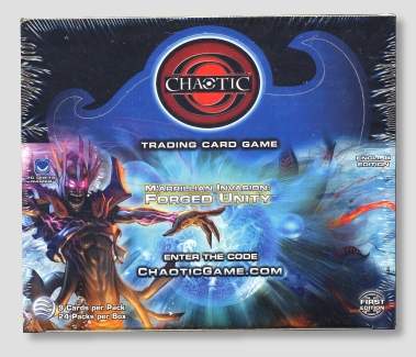 Chaotic TCG M'arrillian Invasion Forged Unity 1st Edition Booster Box