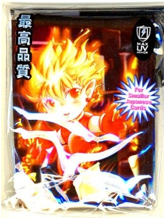 Max Protection Yugioh Size Fire Boy 50ct Sleeves Pack